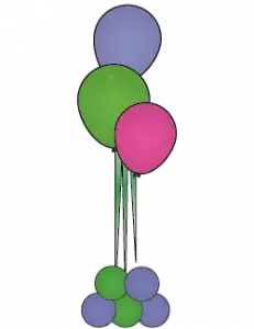 balloon centerpiece dallas fort worth metroplex
