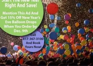new years eve balloon drops dallas and fort worth