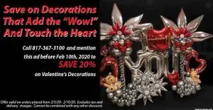 save on valentines balloons fort worth and dallas