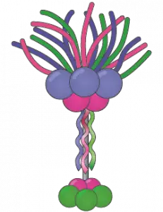 balloon centerpiece dallas fort worth metroplex